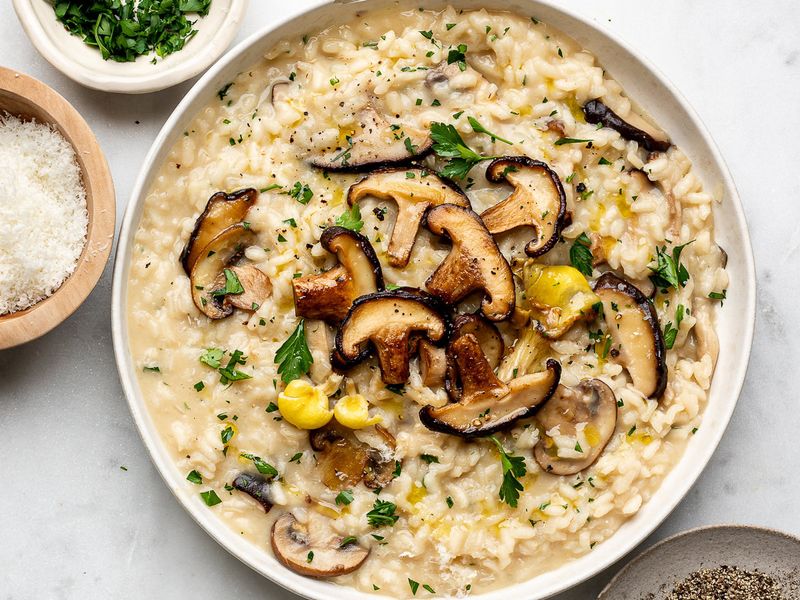 Creamy Mushroom Risotto