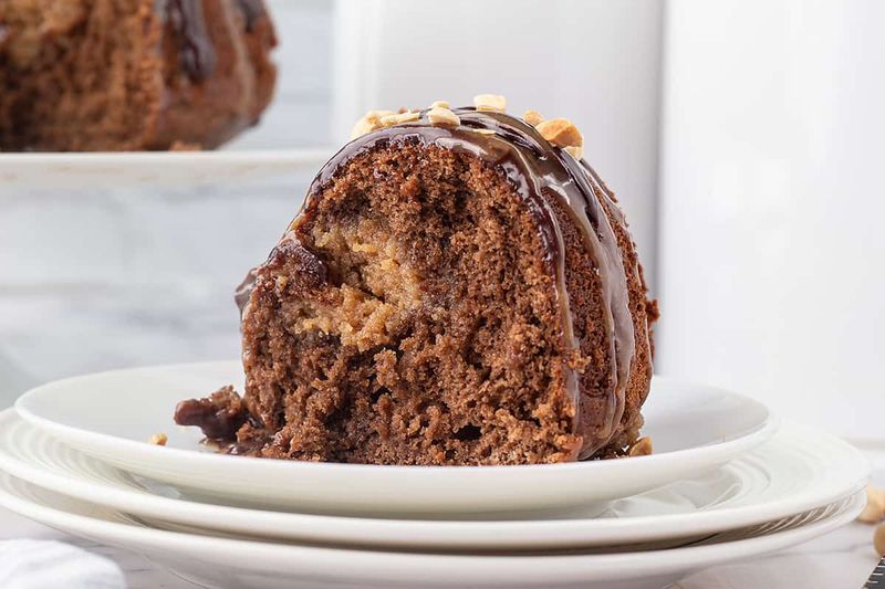Chocolate Peanut Butter Bundt Cake