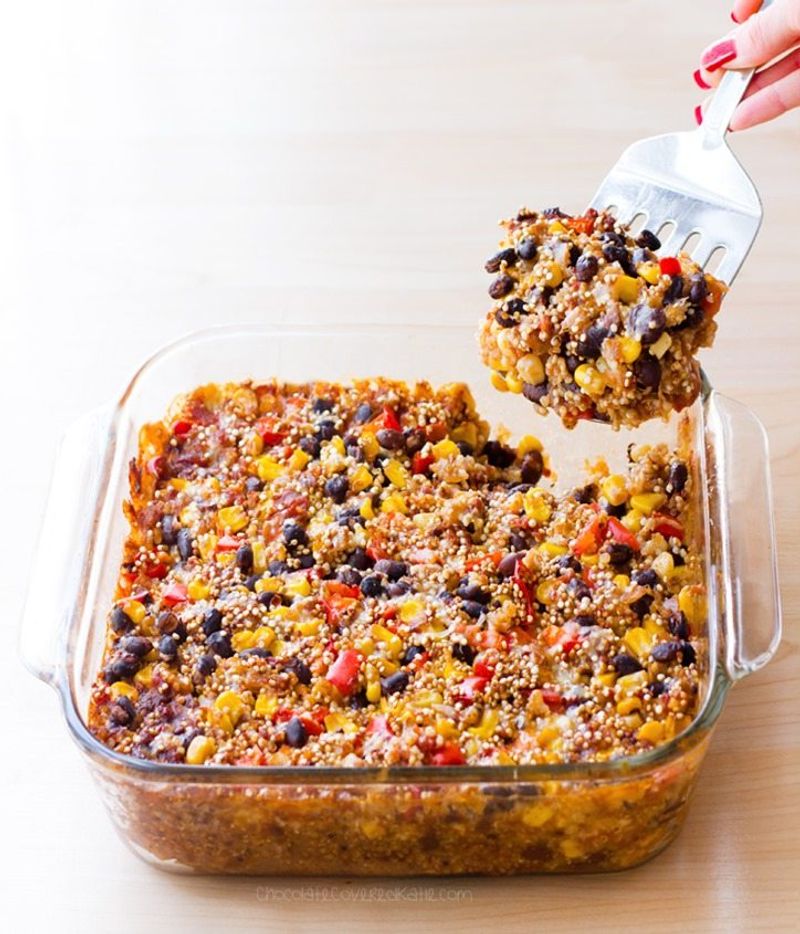 Black Bean and Quinoa Breakfast Bake