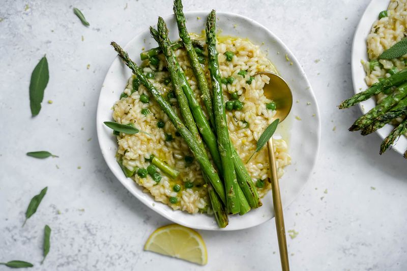 Lemon Asparagus Risotto