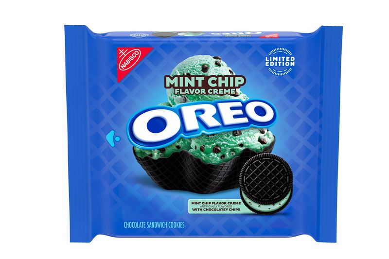 Mint Chocolate Chip Oreo