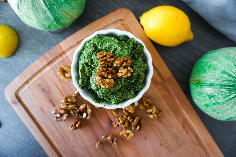 Kale and Walnut Pesto