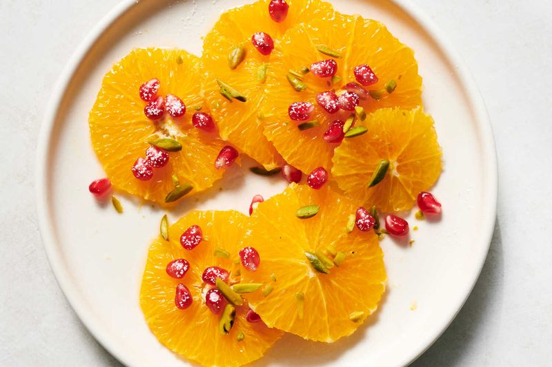 Orange Slices with Cinnamon