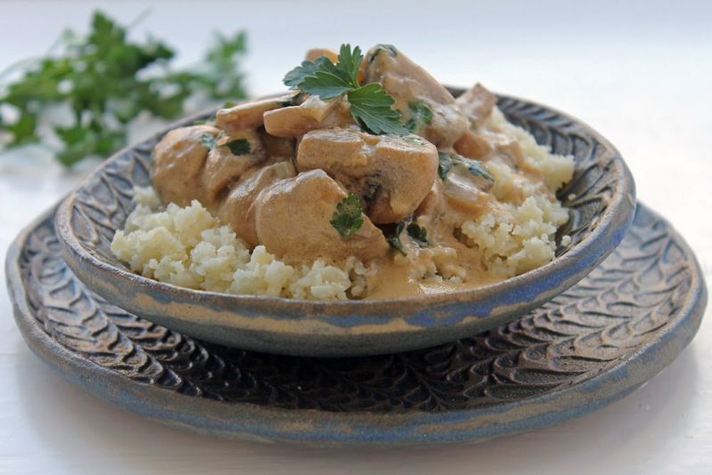 Mushroom Stroganoff