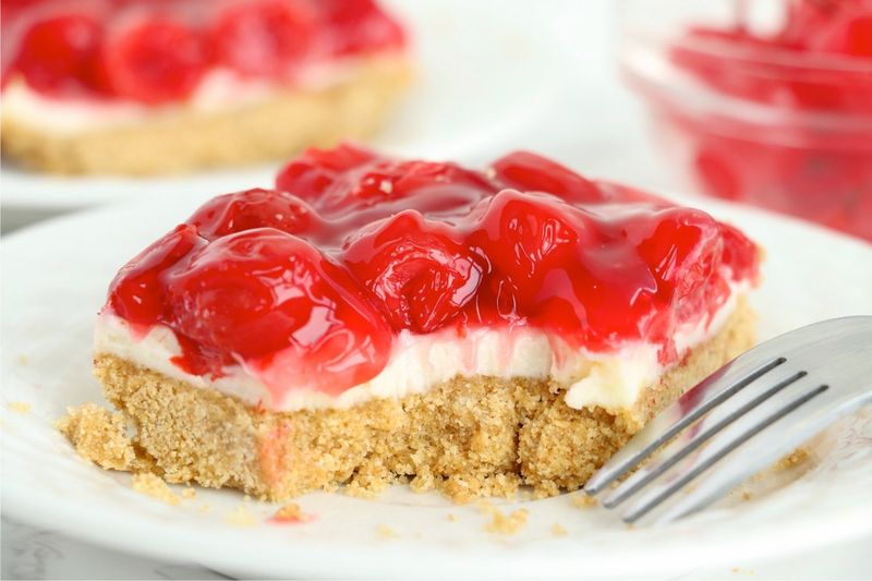 Cherry Cheesecake Bars