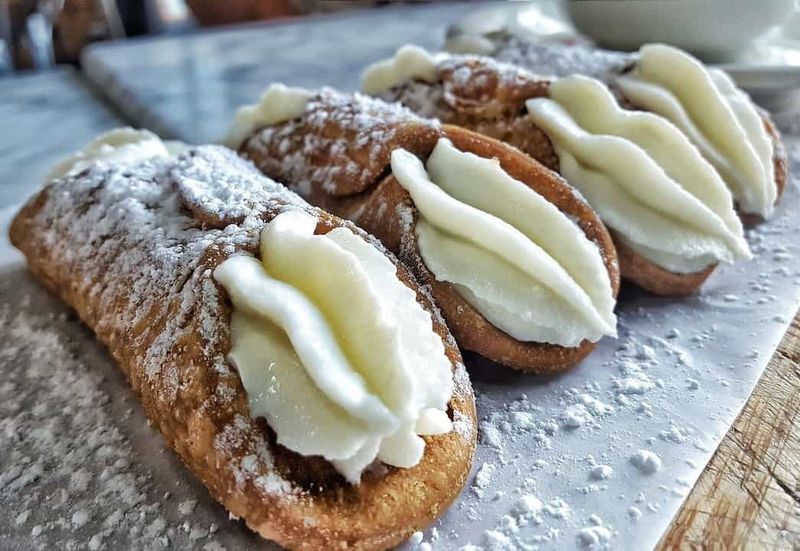 Cannoli with Maple Ricotta Filling