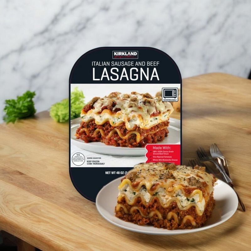 Kirkland Signature Italian Sausage & Beef Lasagna