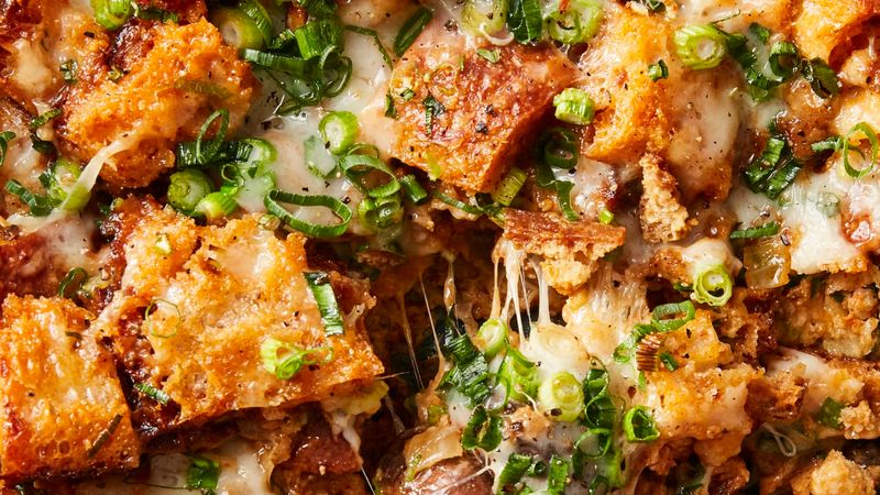 Savory Sausage and Mushroom Strata
