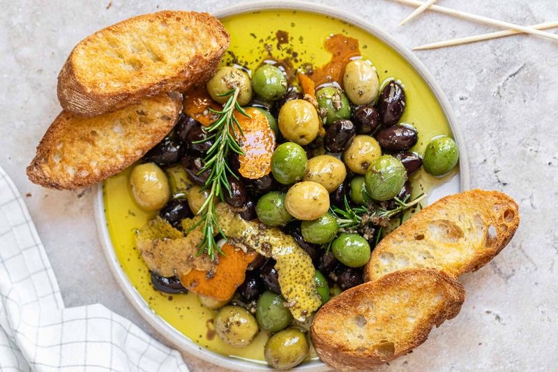 Herb-Infused Olive Medley