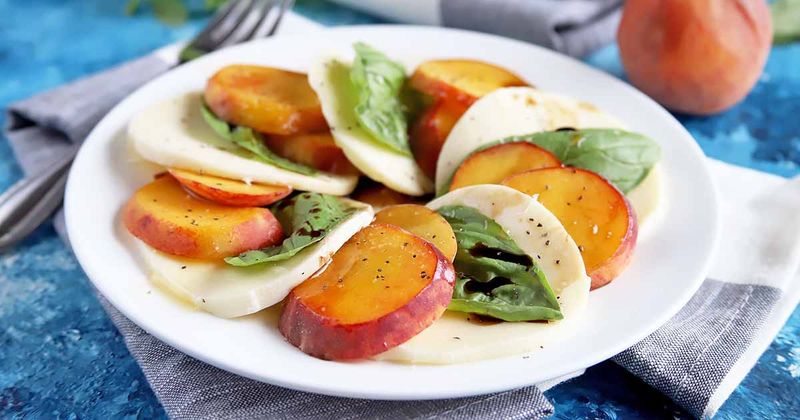 Peach Caprese Salad
