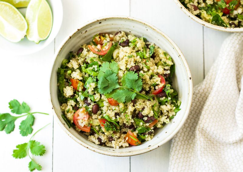 Quinoa and Black Bean Salad