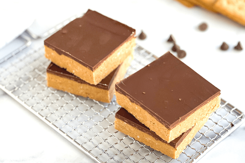 No-Bake Chocolate Peanut Butter Bars