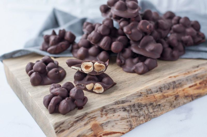Dark Chocolate Almond Clusters