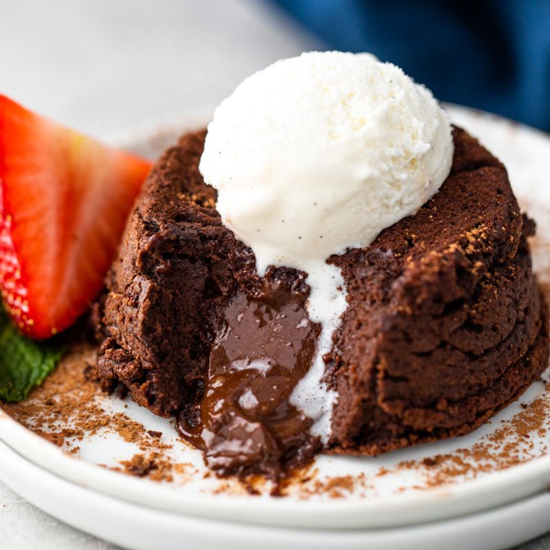 Keto Chocolate Lava Cake