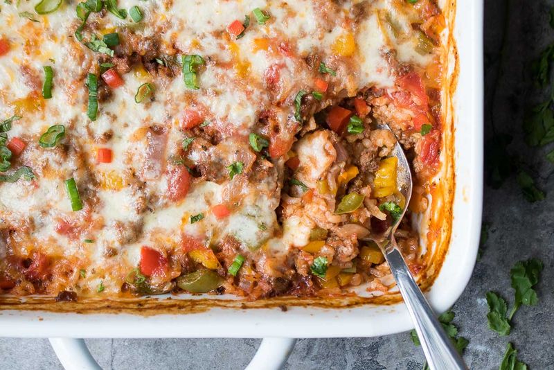 Stuffed Bell Pepper Casserole