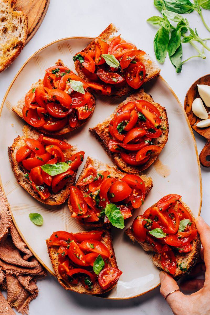 Tomato Basil Bruschetta