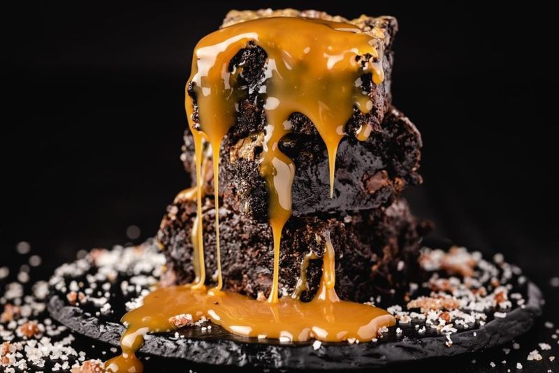Whiskey Caramel Brownies