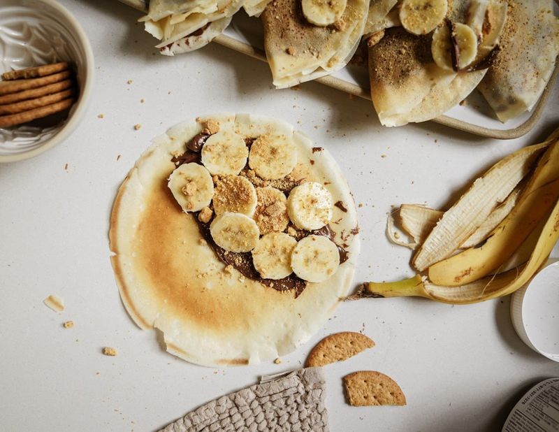 Nutella Banana Wraps