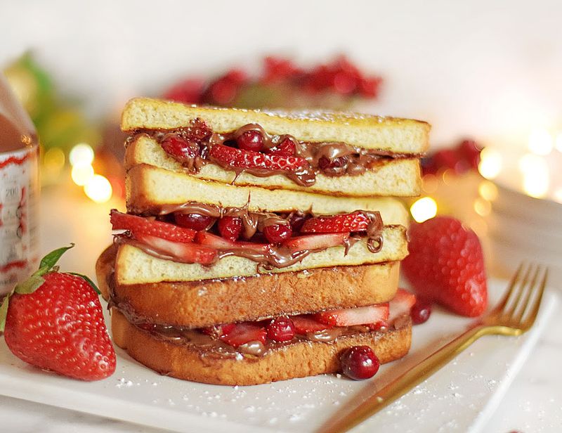 Nutella Stuffed French Toast