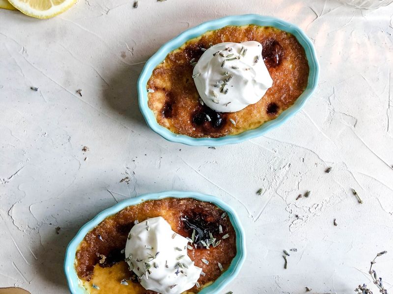 Honey Lavender Crème Brûlée