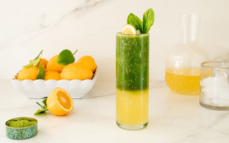 Matcha Mint Lemonade