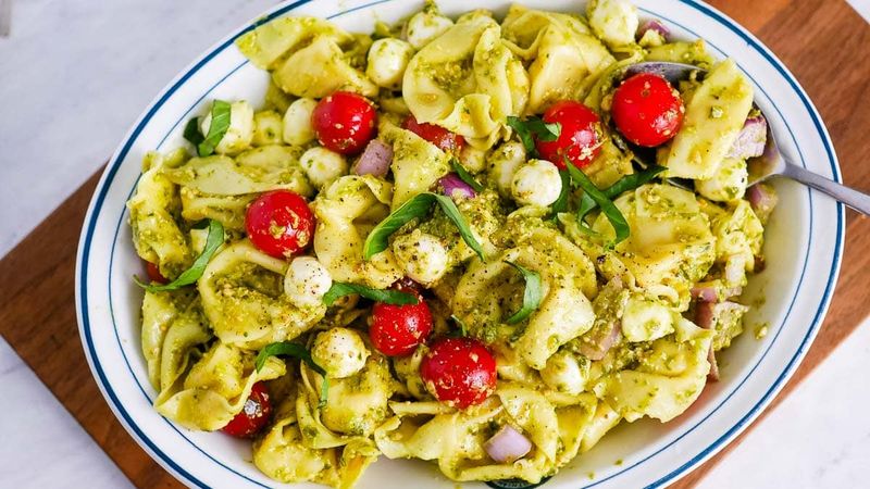 Pesto Tortellini Salad