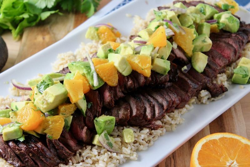 Citrus-Marinated Flat Iron Steak