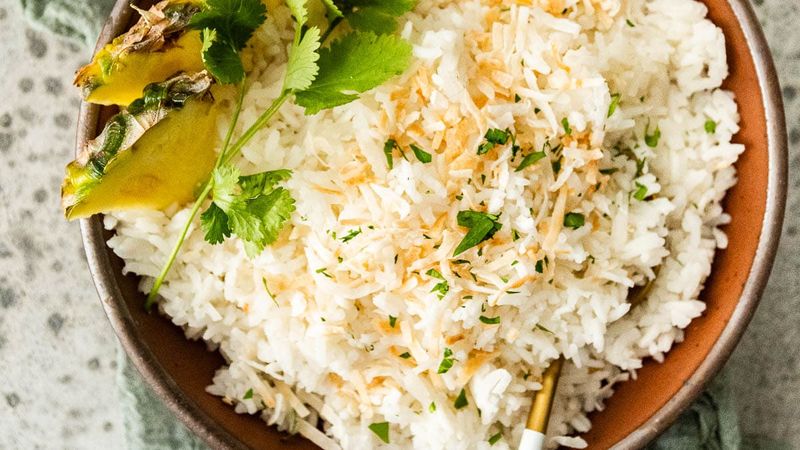 Coconut Rice with Cilantro