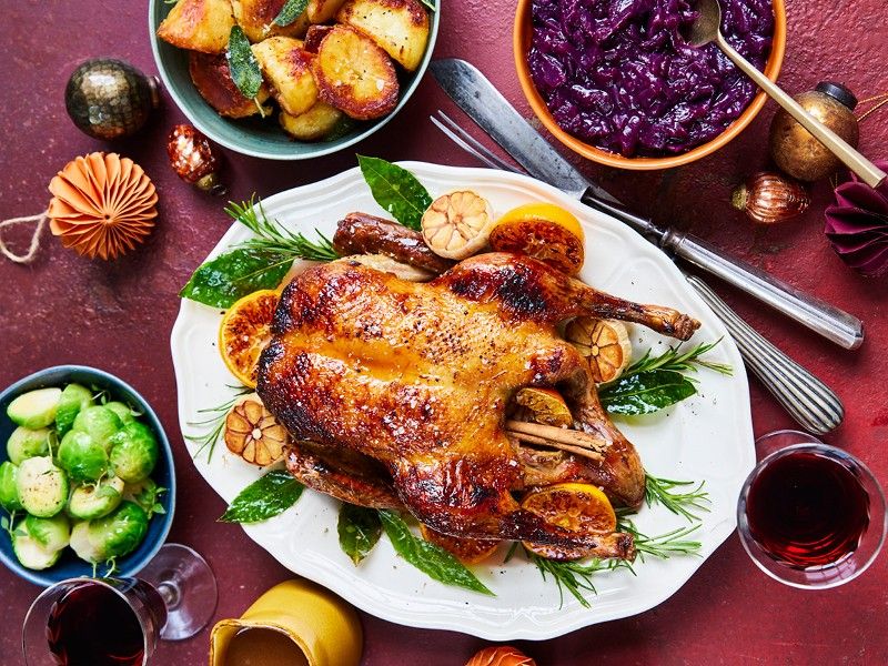 Cranberry Orange Roast Duck