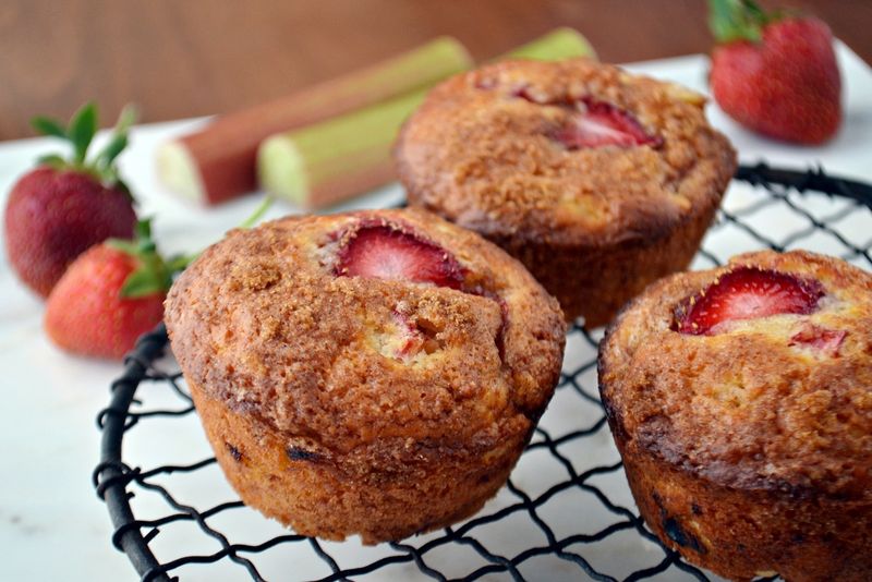 Strawberry Rhubarb Muffin