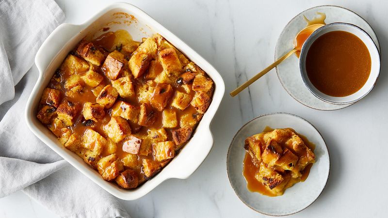 Vanilla Bean Panettone Bread Pudding