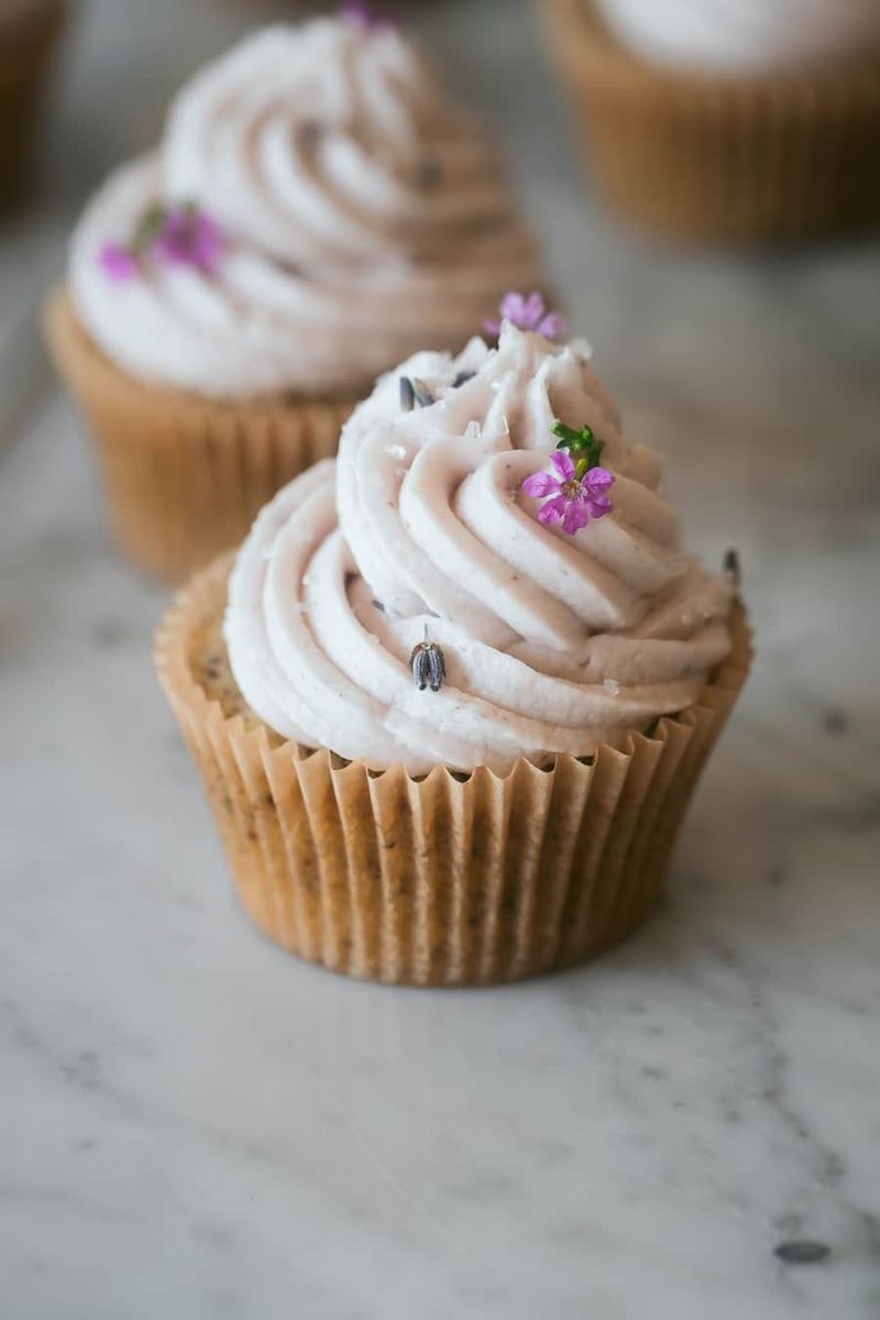 Earl Grey Lavender Cupcakes