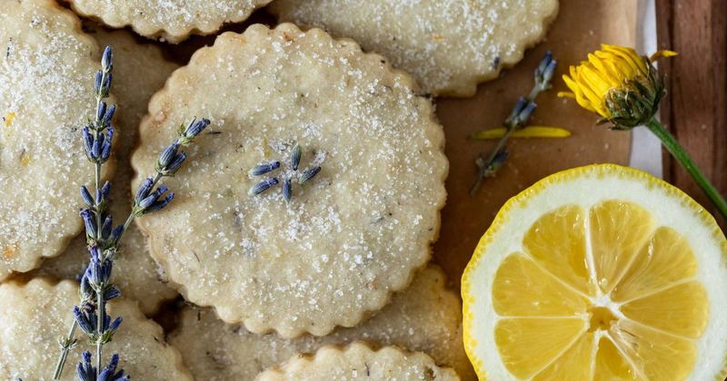 Lavender Lemon Shortbread