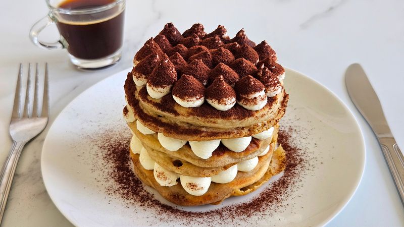 Tiramisu Pancakes