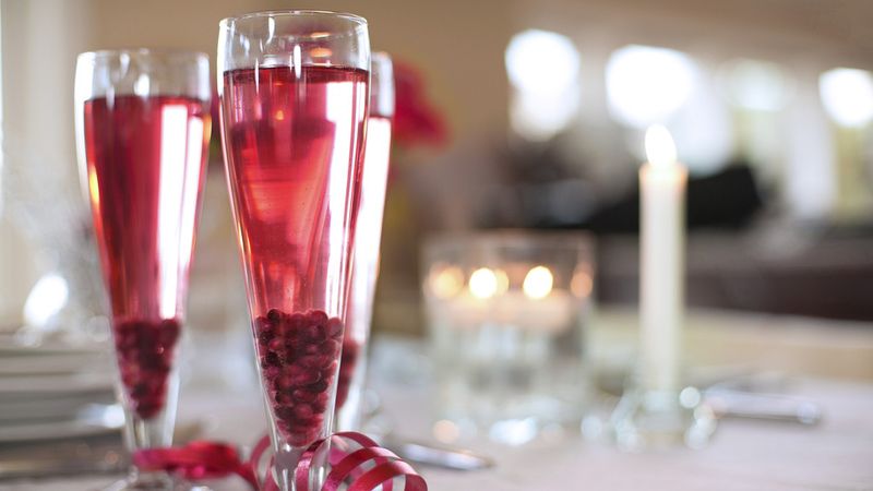 Pomegranate Basil Spritzer