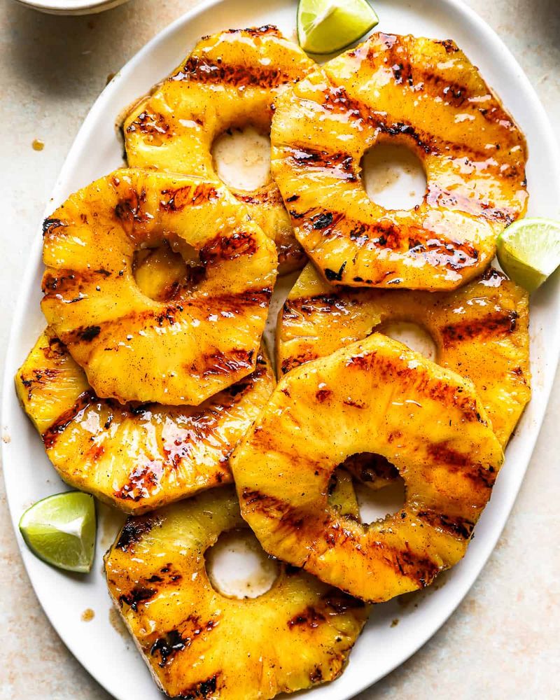 Honey-Lime Grilled Pineapple