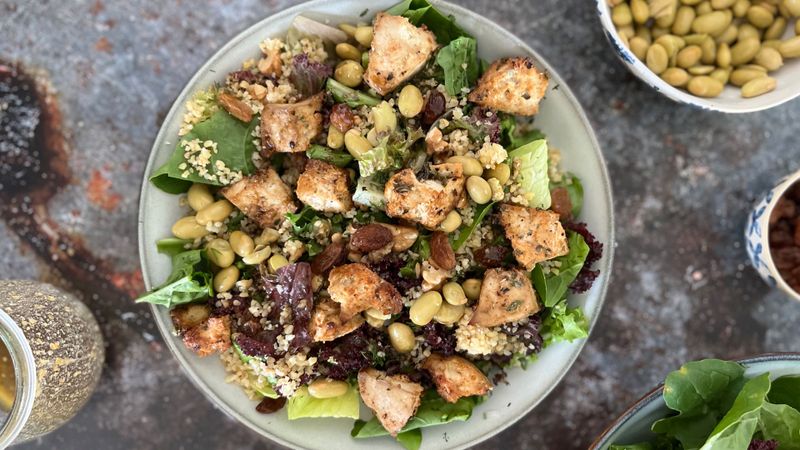 Edamame and Tofu Salad