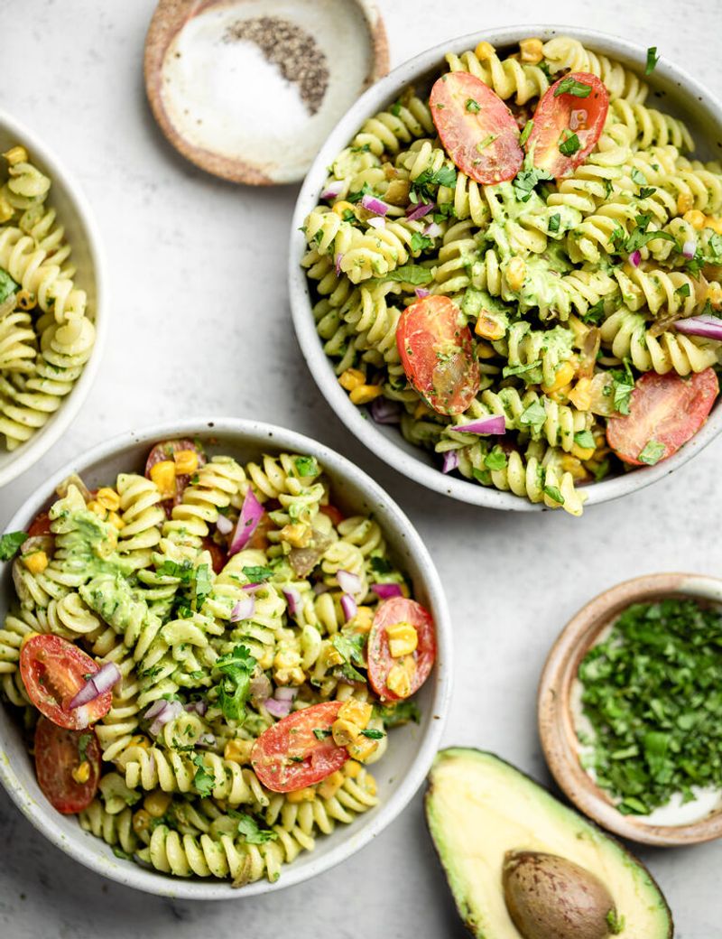 Creamy Avocado Pasta Salad