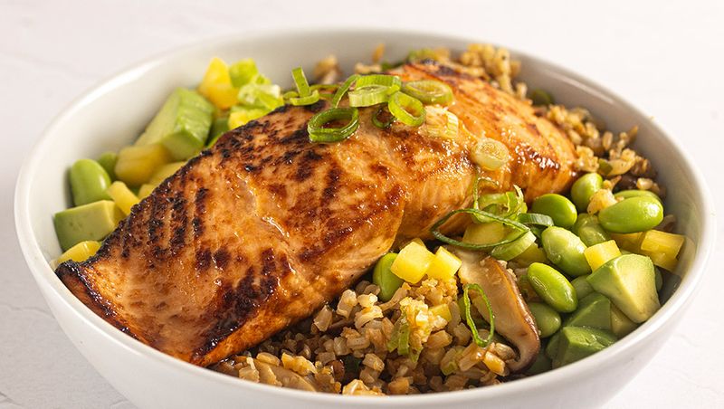 Asian-Inspired Brown Rice Bowl