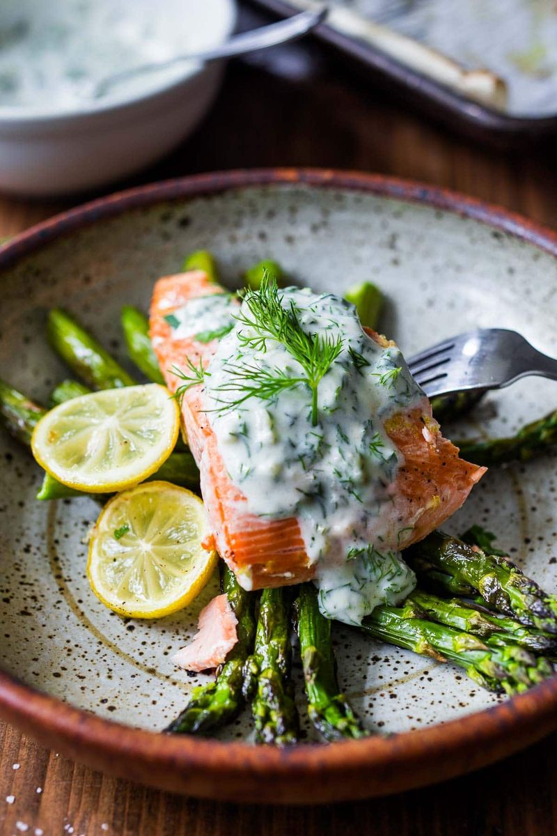 Baked Salmon with Dill