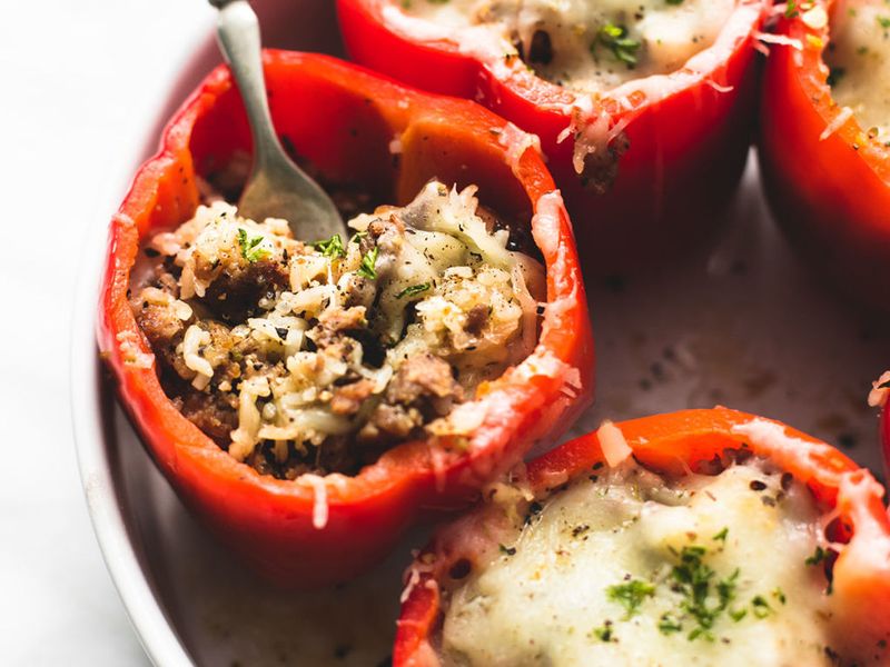 Italian Sausage Stuffed Peppers