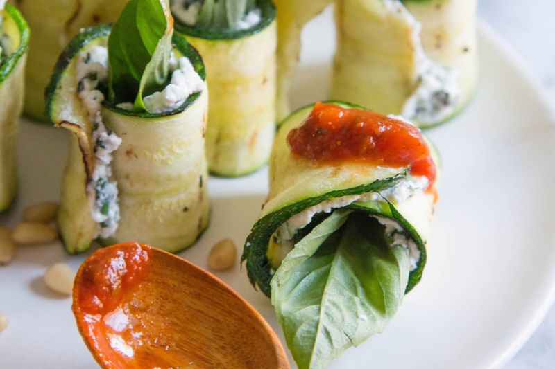 Zucchini Roll-Ups with Ricotta