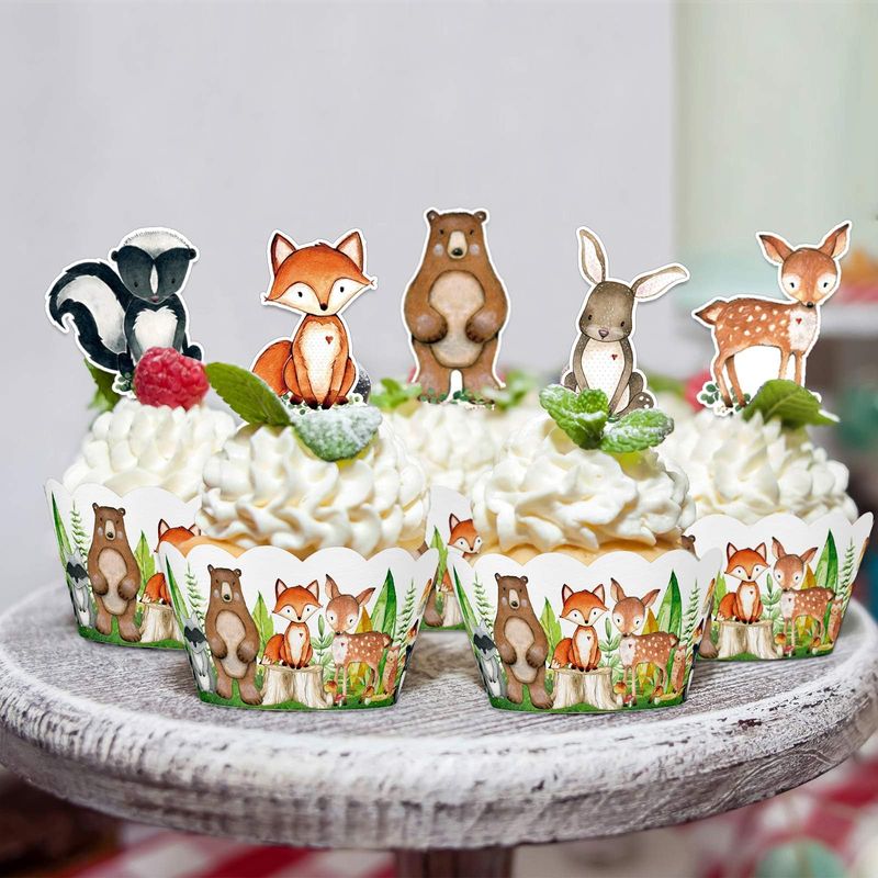 Rustic Woodland Cupcakes