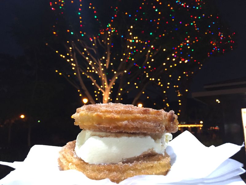 Churro Ice Cream Sandwich