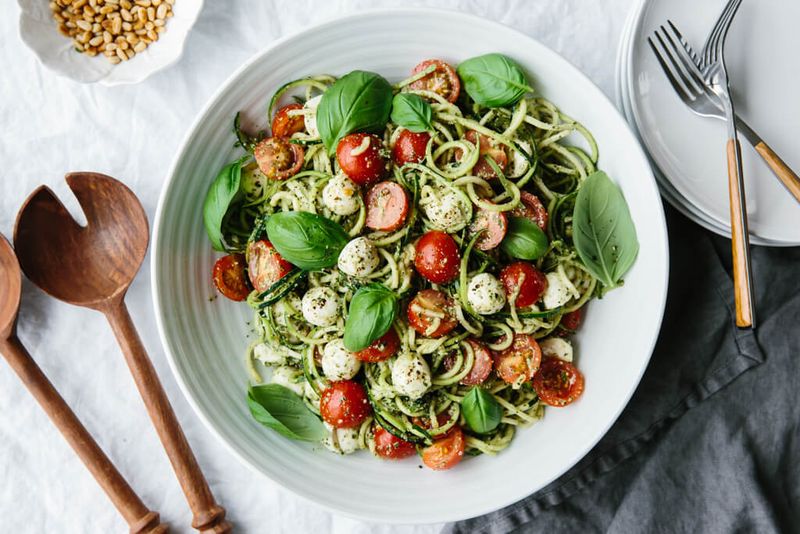 Spiralized Zucchini Salad