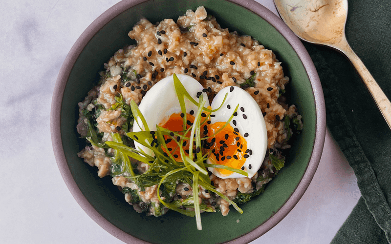 Savory Miso Oatmeal