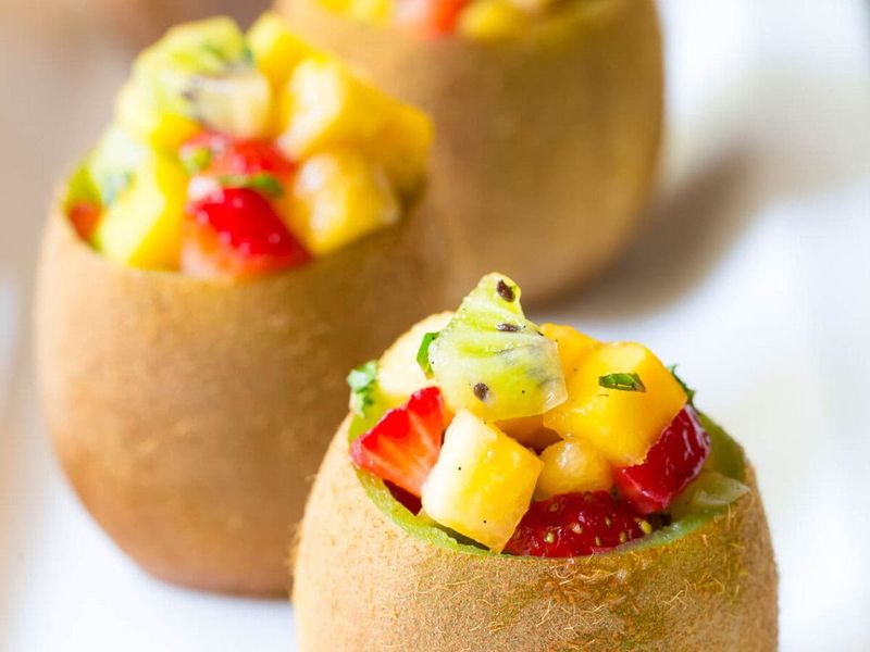 Tropical Fruit Salad Cups
