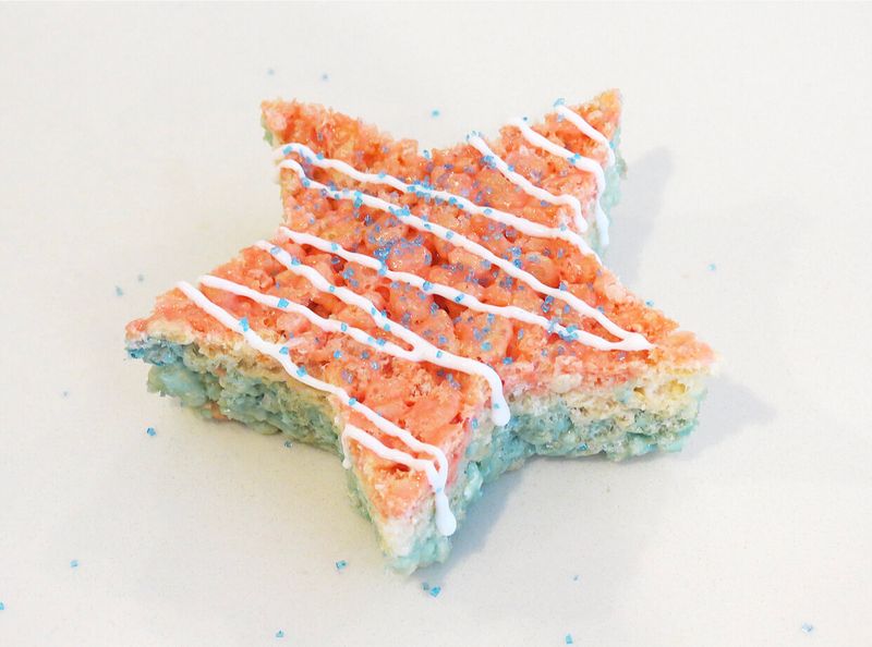 Patriotic Rice Krispie Treats