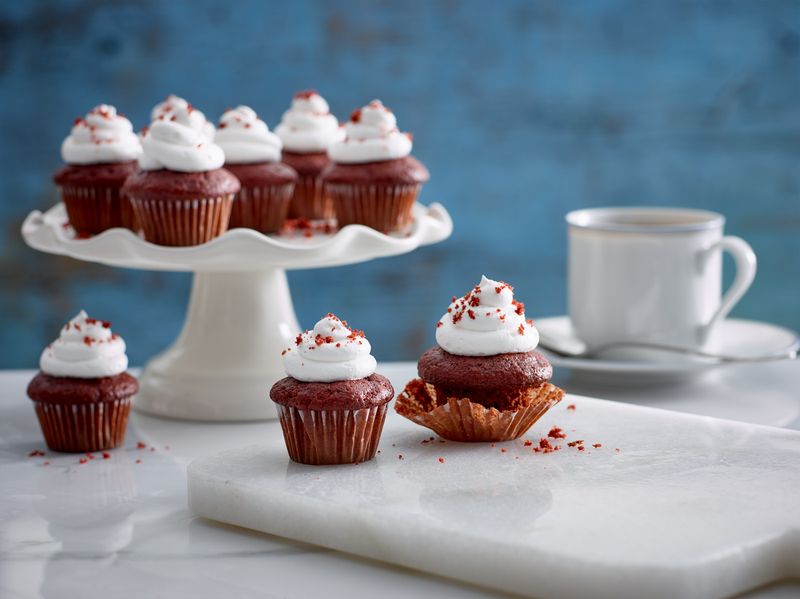 Mini Red Velvet Cupcakes