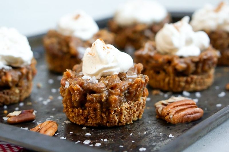 Mini Pecan Tarts with Sea Salt